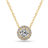 Diamond Halo Pendant (0.25ct) - Dracakis Jewellers